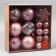 A set of jewelry plastic 30 pcs "Trilate" d-7 and 3.5 cm, snowflake-6.5 cm, beige pink