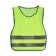 A vest with reflective stripes, children's, p. 30-34, 58 × 50 cm, light green