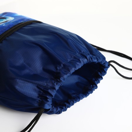 Bag for shoes on the lace, blue color-2