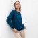 Female sweatshirt, Petrole color, size 44