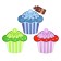 Tarm -resistant “cake” stand, mix color