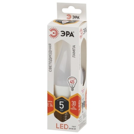 LED LED era Standard "Candle in the Wind", 5 W, E14, 400 lm, 2700k, glow warm white-2