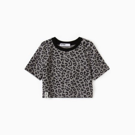 T-shirt Baby shortened KAFTAN TRENDY GREY, R.36 (134-140)-5