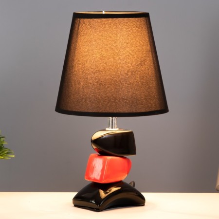 Disasia table lamp E14 40W Black-red 18x18x29 cm Risalux-1