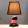 Disasia table lamp E14 40W Black-red 18x18x29 cm Risalux