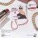 Bracelet-reinforcing "Red thread" YOUR DAILY LIFE Heart, Color Silver, 7cm