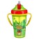 Baby chipper with silicone tube, 300 ml., With handles, green color