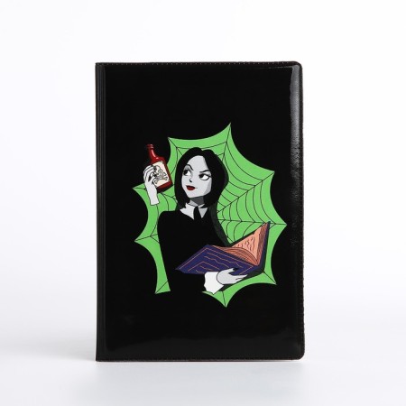 Cover for passport, black color-1