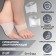 Shoes for shoes, shock -absorbing, cuff, silicone, 9 × 9 cm, pair, white color