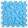 Modular massage rug ortho puzzle "Pebbles", 1 module, blue color