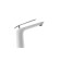 LEMARK MELANGE LM4909CW shell mixer, single -leaf, excess length 129 mm, white