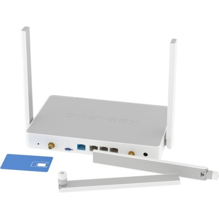 Wireless Keenetic Hero 4G+ (KN-2311) AX1800 10/1000/1000Base-TX/4G CAT.6 White-4