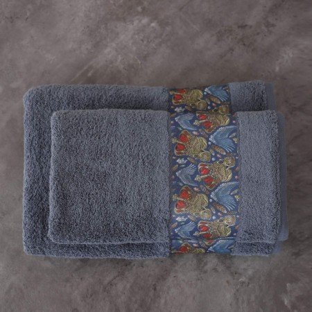 Terry towel Sofi de Marko Hamlet, 550 g, size 50x90 cm, blue color blue-1
