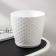 Pot for flowers with the Podon "Rotang", 3 l, white color