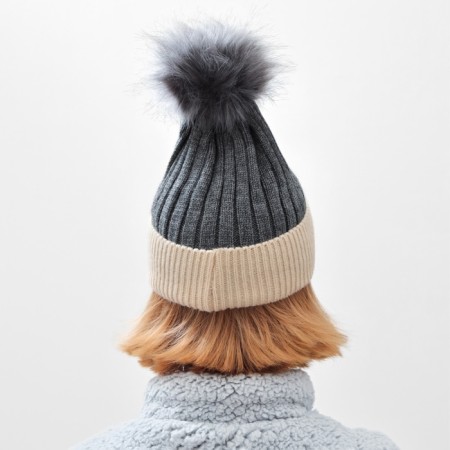 Women's hat minku, gray color, rr 58-60-2