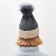 Women's hat minku, gray color, rr 58-60