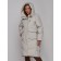 Coat insulated winter feminine, size 42, color light gray