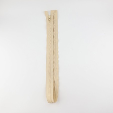 Lightning "Tractor", No. 8, connective, locking machine, 100 cm, ivory color-2