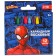 Wax pencils, set of 12 colors, spider-man