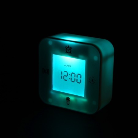 Clock - an alarm clock LB -24, timer, temperature, date, alarm clock, backlight, white-3