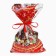 Gift Package "New Year's Fantasy" 25 x 40 cm, colored metallized pattern