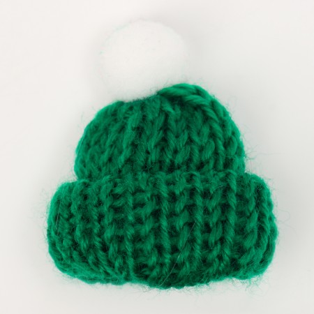 Knitted hat and scarf for toys "Snow Day"-1