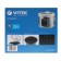 Vitek VT-4281, 800 W multicooker, 4 l, 9 programs, a book of recipes, display, silver
