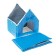 House "Tenderness", 34 x 32 x 37 cm, blue