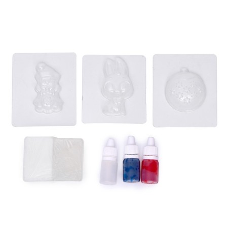 DIY soap "New Year! Northern lights ", New Year's set for creativity-3