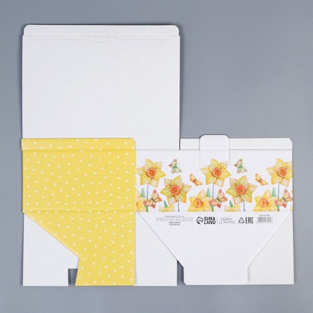 Box Gift team, packaging, “since March 8”, 26 x 19 x 10 cm-8