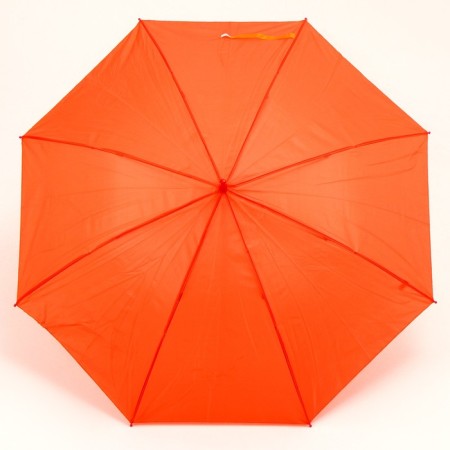 Walking umbrella semi -automatic d = 90 cm, orange color-5