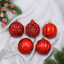 Set of balls plastic D-5.5 cm, 5 pcs 