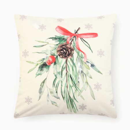 Set of decorative pillowcases Ethel "Hello, Winter" 40*40 cm - 4 pcs, 100% p/e, velor-3