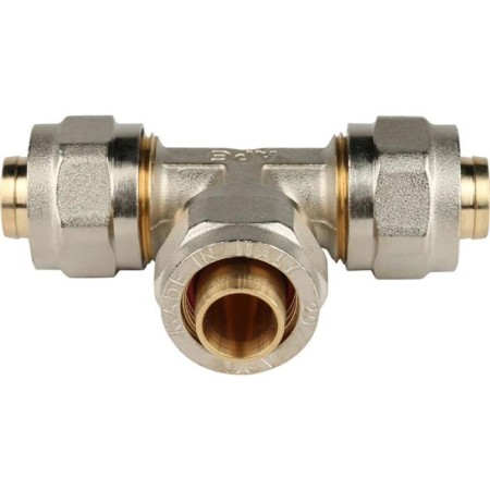 The STOUT SFS-0009-000020 tee, D = 20x20x20 mm, for metal-plastic pipes, screw-1