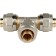 The STOUT SFS-0009-000020 tee, D = 20x20x20 mm, for metal-plastic pipes, screw