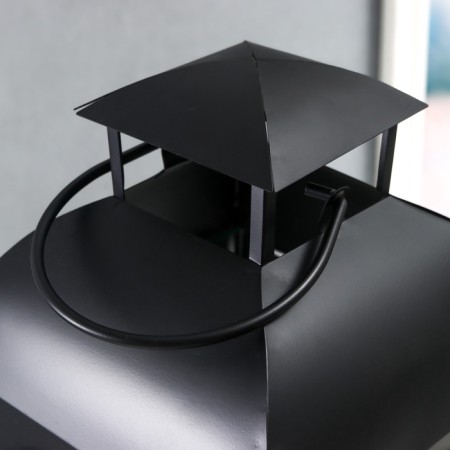 Climber Metal "Lantern Dome" Black set 2 pcs 14.5x14.5x35 cm 47x18x19 cm-10