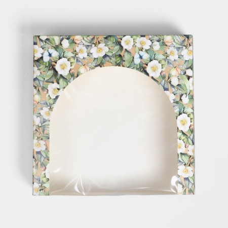Confectionery packaging, box with PVC window, “Gift”, 20 x 20 x 5 cm-2