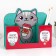 Organizer for the Office "Cat with Coffee"