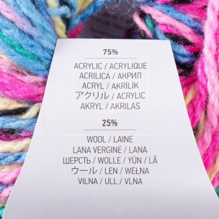 Yeritage yarn 75% acrylic, 25% wool 125m/50g (342 parrots)-3