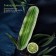 Ceramic serving dish "leaf", 25 × 7 × 3 cm, green color