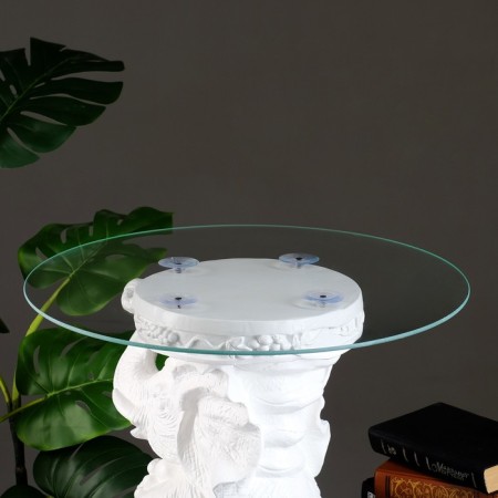 The luminous table "Elephant sitting", 26.5 × 50 × 50 cm,-4