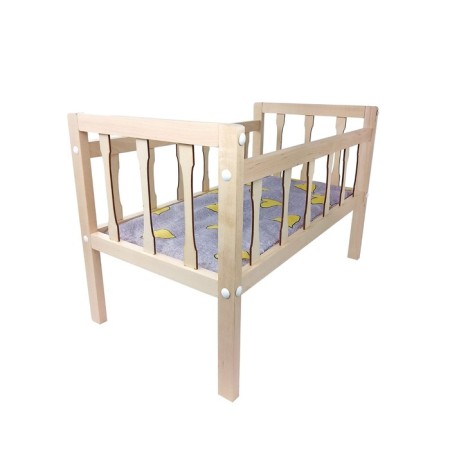 Coting with a mattress for a doll, length - 53 cm-1