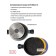 Olivetti SC620D pan, with a lid, aluminum, 3 l, black and gray color