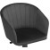 Computer chair thibault plastic/velor, black/graphite 60x60x81 cm