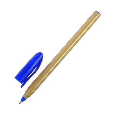 Ballic handle, 1.0 mm, blue rod, triangular gold housing