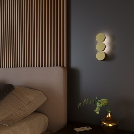 Interior backlight Elektrostandard, Brioni Led 12 W, 70x80x240 mm, IP20, Gold color-1