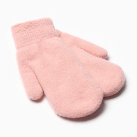 Women's mittens for claim Minaku smooth 22 cm pink