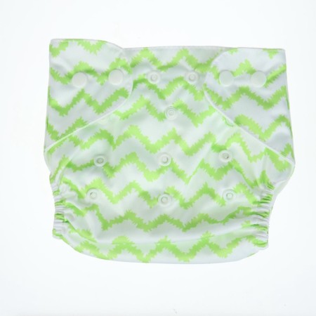 Set of reusable diapers "Zigzag" 3-15 kg, with inserts-5