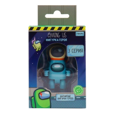 Figure on Among us hinges, with accessories, mix-1