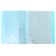 A4 Calligrata folder, 80 transparent inserts, 700 μm, turquoise-blue